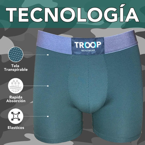 Boxers para Hombre. Elásticos y Transpirables. Fit Perfecto 1pz